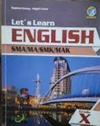 Image of Let's Learn English Grade X SMA/MA/SMK/MAK